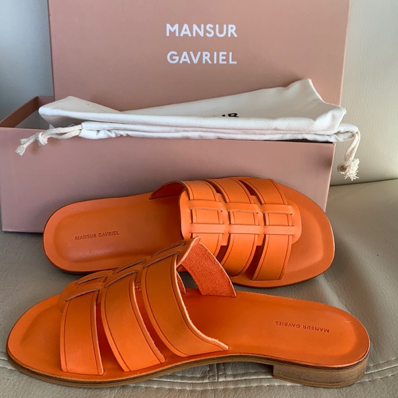 Mansur Gavriel Shoes - New Mansur Gabriel Caprese Slides size 36.